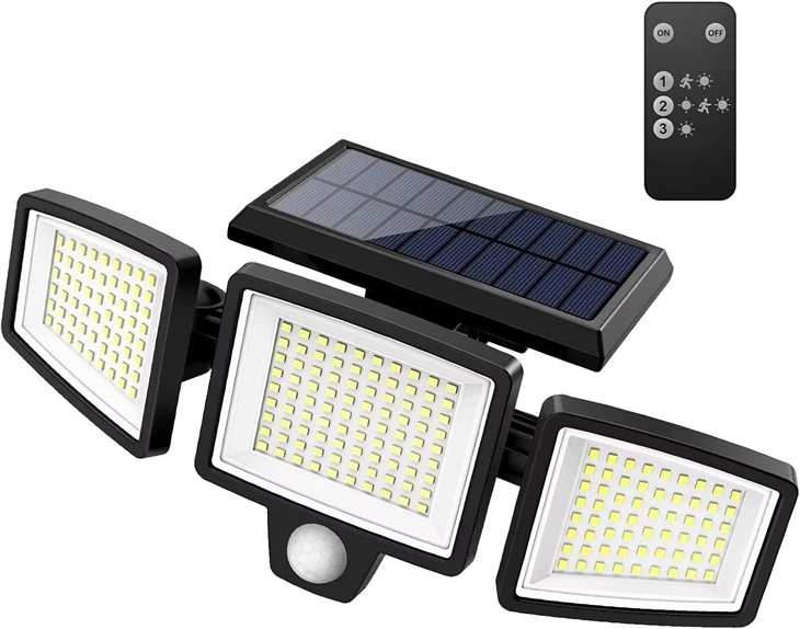 Solární venkovní světla 2500LM 210 LED